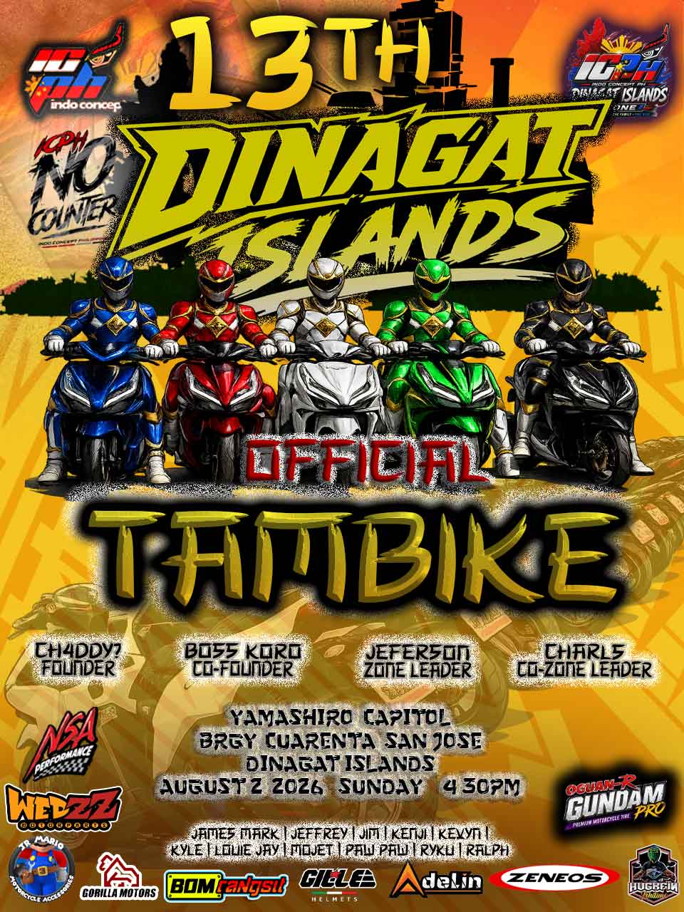 13th OFFICIAL TAMBIKE