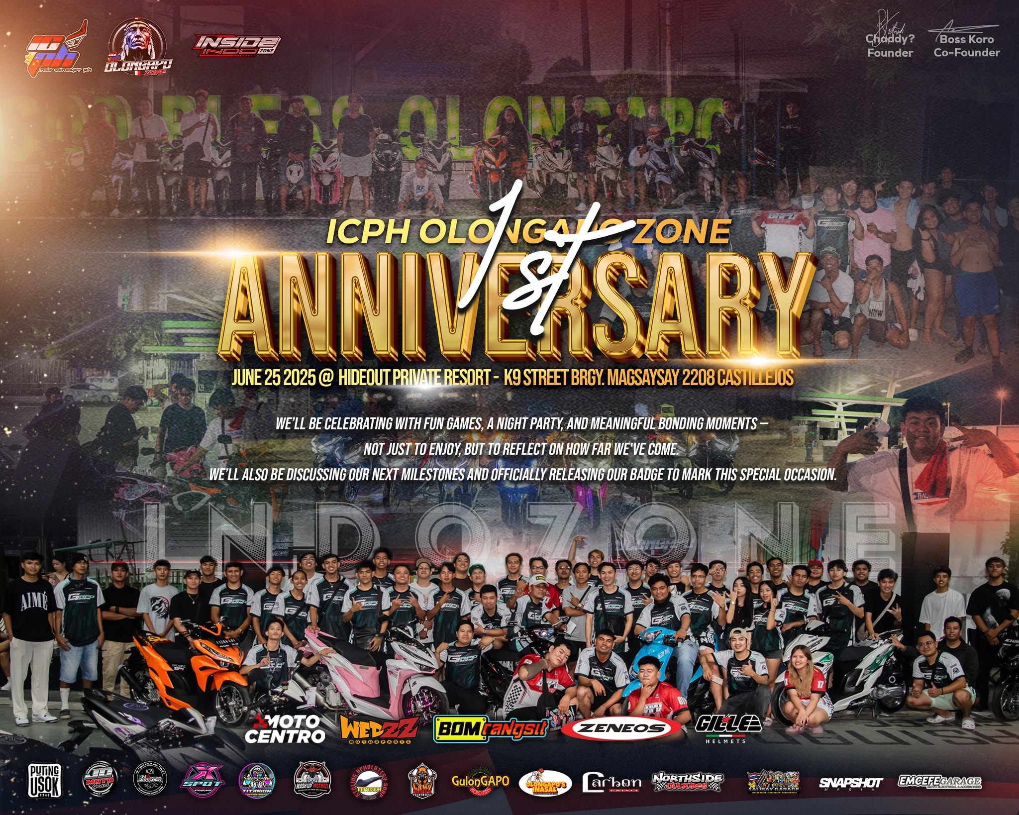ICPH OLONGAPO ZONE  - 1st ANNIVERSARY